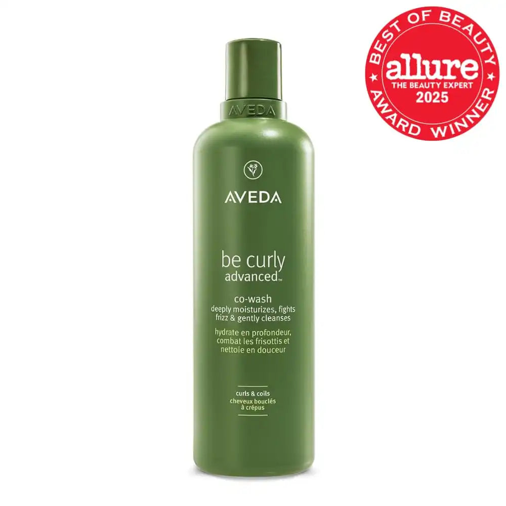 Aveda Be Curly Advanced Co-Wash | Removes Buildup Without Stripping | Hydrates Curly & Coily Hair | Fights Frizz | Sulfate Free | Silicone Free | 98% Naturally Derived*, 11.8 Fl Oz