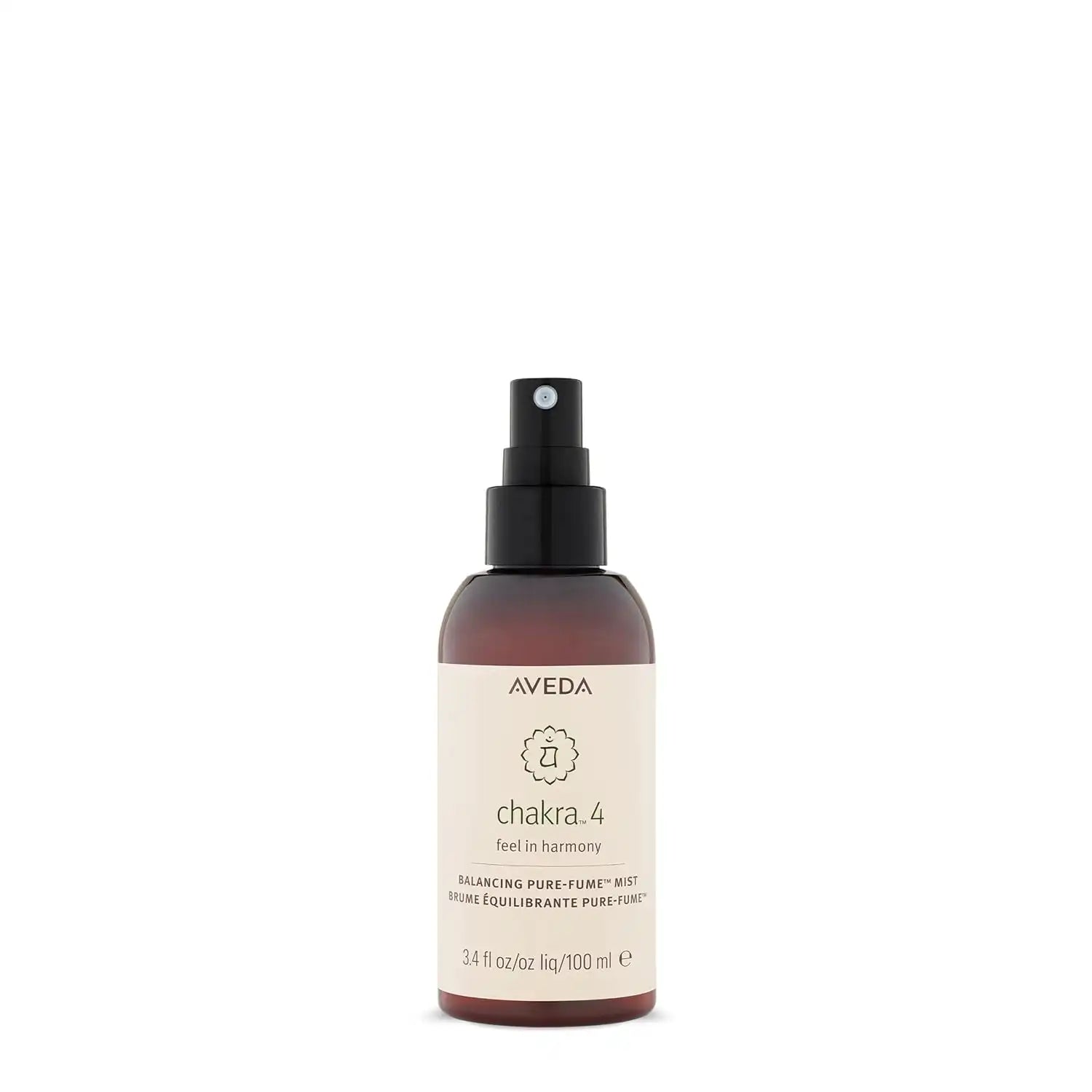 Aveda Chakra 4 Balancing Pure-Fume Mist: Heart | Body & Room Spray | Balances Power Chakra | With Sandalwood, Organic Mandarin & Palmarosa, 3.4 Fl Oz