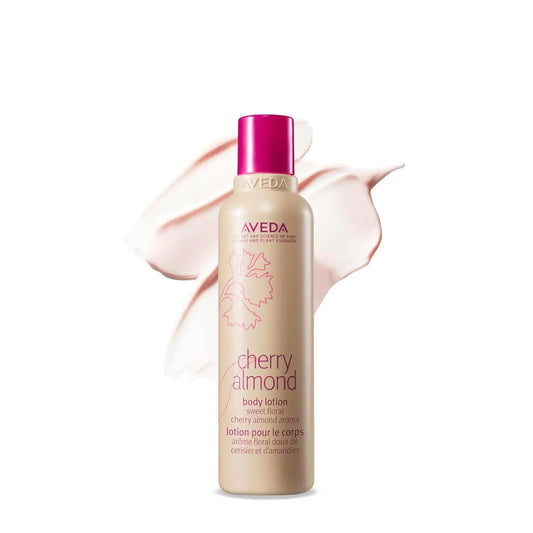 Aveda Cherry Almond Body Lotion | with Sweet Almond Oil, Cherry Blossom Extract | Sweet Floral Aroma of Tonka Bean, Certified Organic Orange, Ylang Ylang | 98% Naturally Derived*, 6.7 Fl Oz