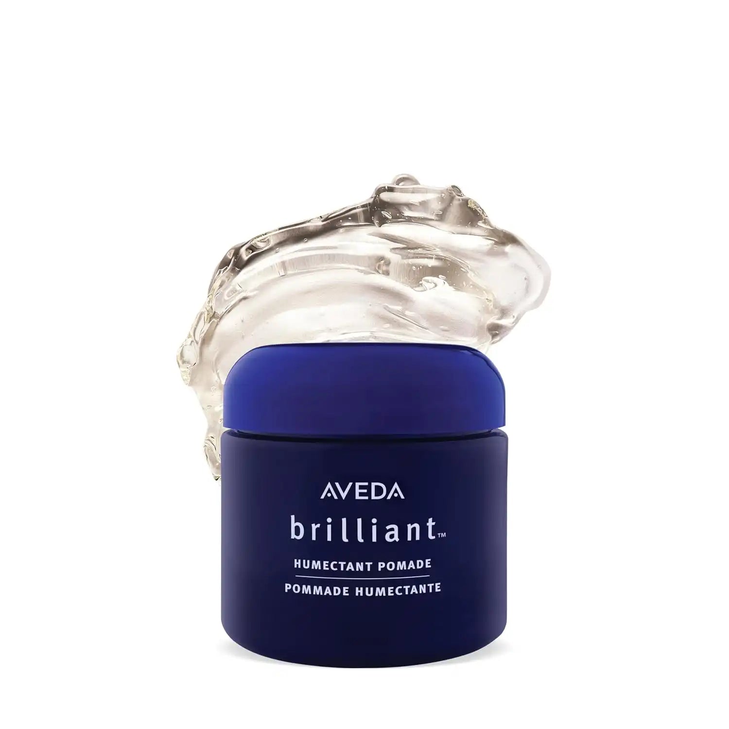 Aveda Brilliant Humectant Pomade | Enhances Curl | Adds Shine and Definition | for Wavy, Curly & Coily Hair Types | Jasmine, Rose, Clove Aroma | 2.5 Ounce