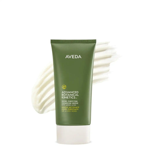 Aveda Advanced Botanical Kinetics Micro-Purifying Cleansing Mousse | Removes makeup, excess oil, and impurities | Vegan | Full Size | 5 Fl Oz