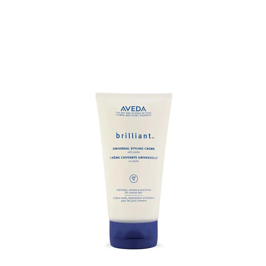 Aveda Brilliant Universal Styling Creme | Defines Texture | Seals in Moisture | Adds Shine | for Medium to Thick Curly & Coily Hair Types | Jasmine, Rose, Clove Aroma |5 Fl Oz