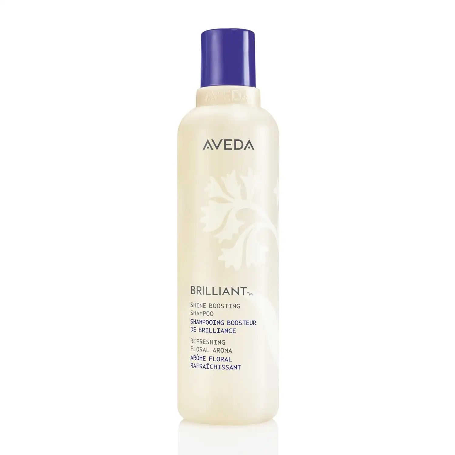 Aveda Brilliant Shine Boosting Shampoo | Adds Shine | Clarifying Shampoo Removes Product Build-Up | All Hair Types | Jasmine, Rose, Clove Aroma | 8.5 Fl Oz