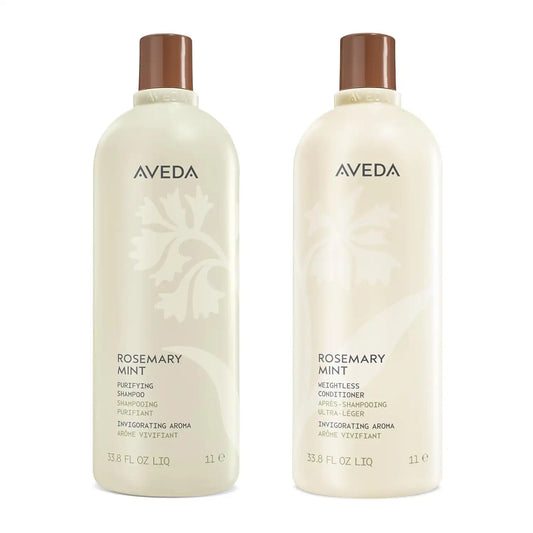 Aveda Rosemary Mint Purifying Shampoo | Clarifying Shampoo | Gently Removes Buildup, Adds Shine | For Normal to Oily Hair, Fine to Medium Hair Types | Invigorating Aroma| 97% Naturally Derived*