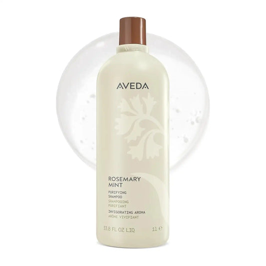 Aveda Rosemary Mint Purifying Shampoo | Clarifying Shampoo | Gently Removes Buildup, Adds Shine | For Normal to Oily Hair, Fine to Medium Hair Types | Invigorating Aroma| 97% Naturally Derived*