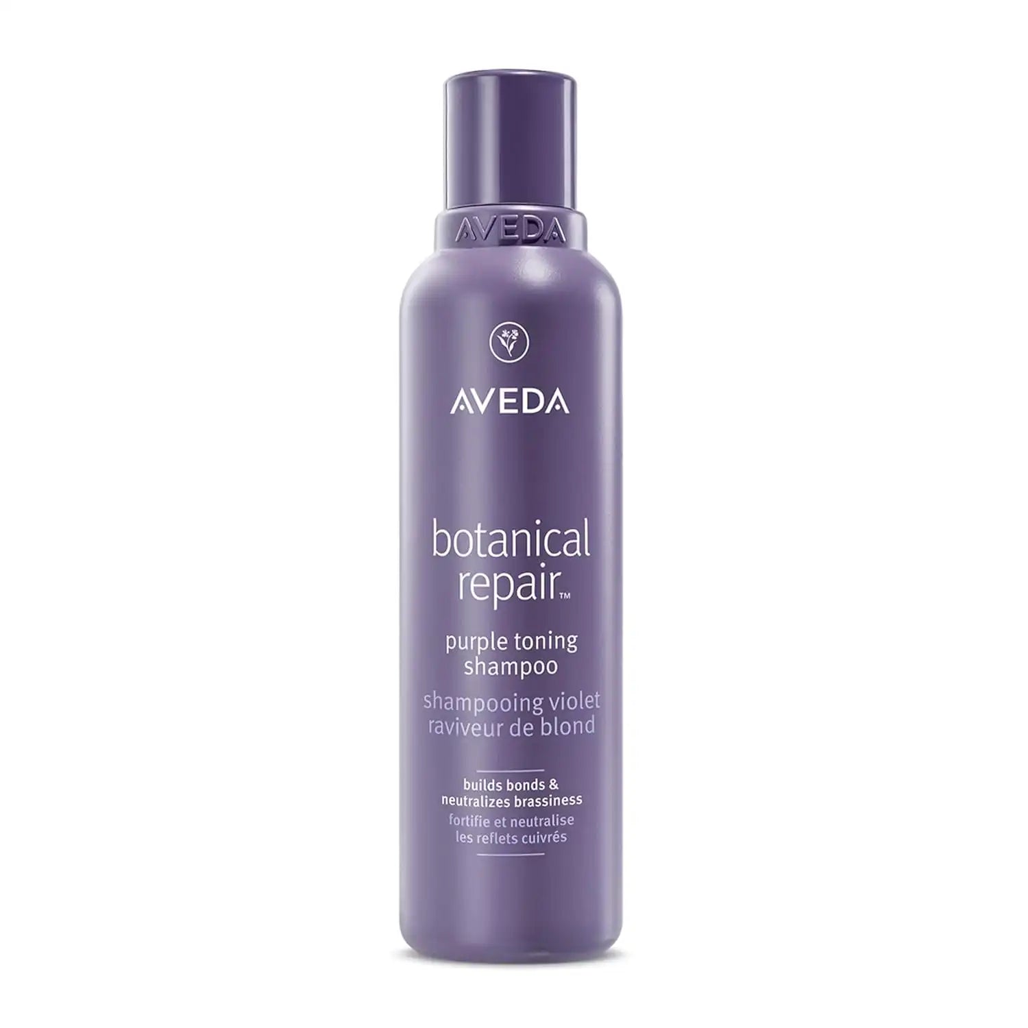 Aveda Botanical Repair Purple Toning Shampoo | For Blonde, Silver, Grey Hair | Reduces Brassy Tones | Silicone Free | 96% Naturally Derived*, 6.7 fl oz