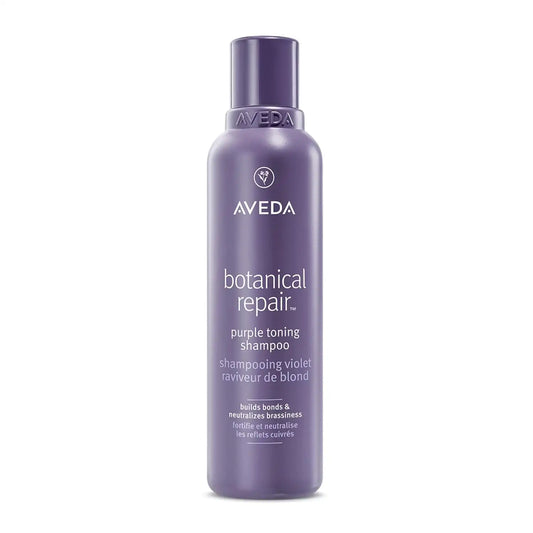 Aveda Botanical Repair Purple Toning Shampoo | For Blonde, Silver, Grey Hair | Reduces Brassy Tones | Silicone Free | 96% Naturally Derived*, 6.7 fl oz