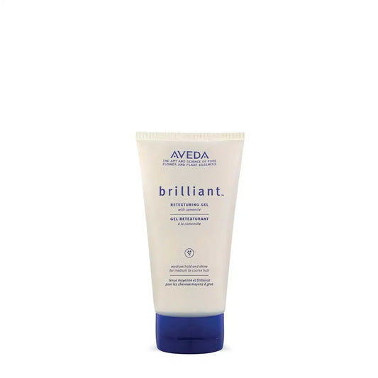 Aveda Brilliant Retexturing Gel | Medium Hold Hair Gel | Adds Shine | for Textured, Curly & Coily Hair | Jasmine, Rose, Clove Aroma | 5 Fl Oz