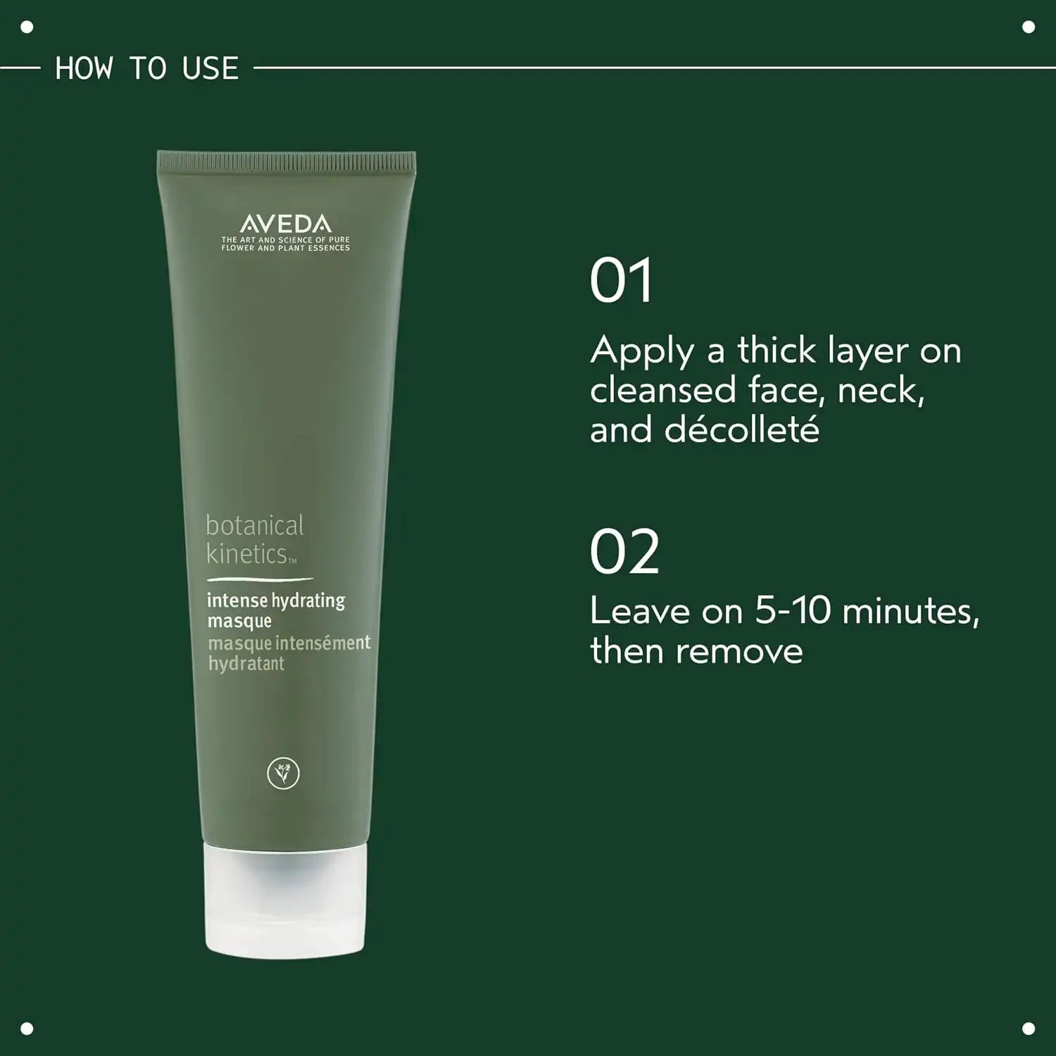 Aveda Botanical Kinetics Intense Hydrating Masque | Hydrating Face Mask for Dry Skin | Cooling & Soothing | Oil-Free, 4.2 Fl Oz