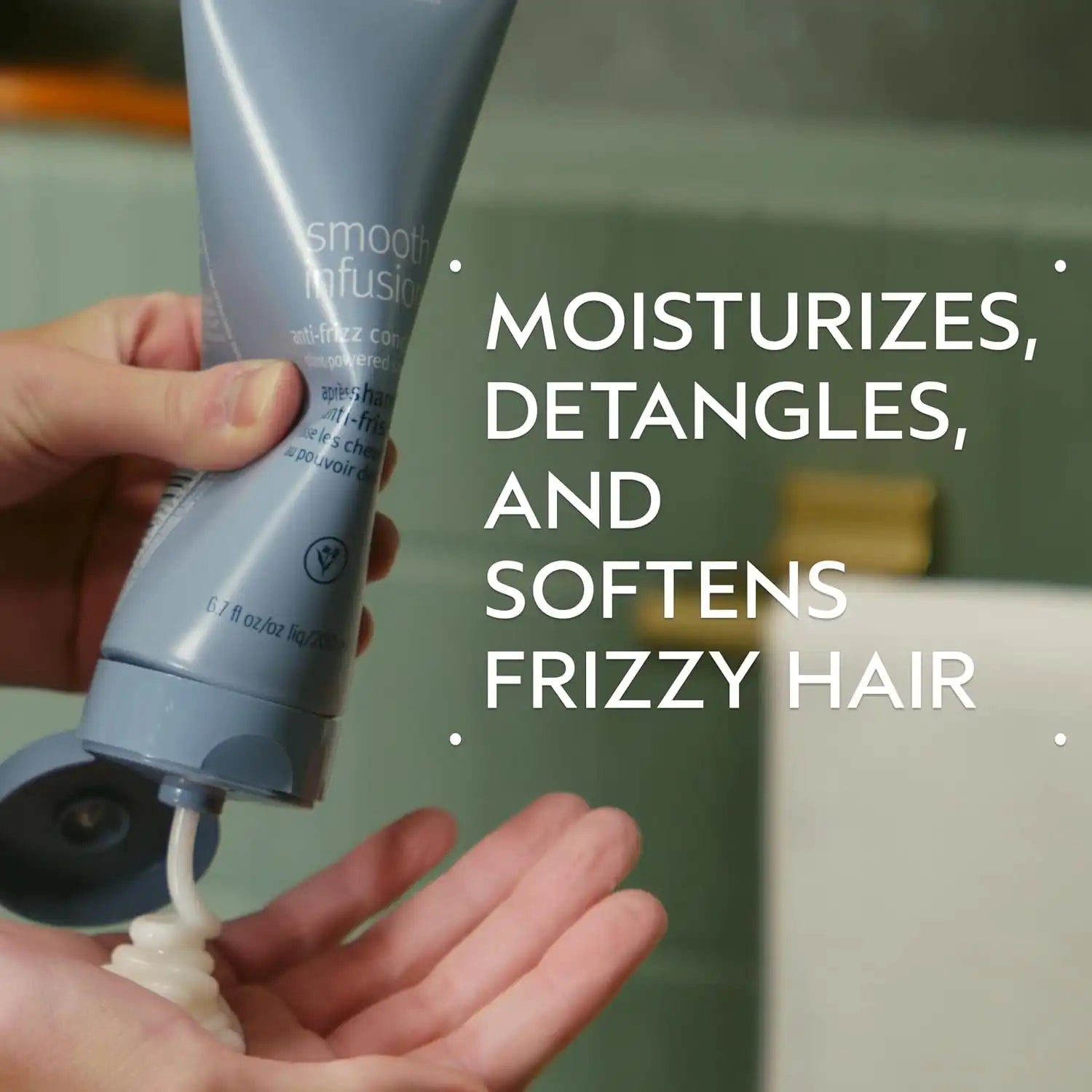 Aveda Smooth Infusion Anti-Frizz Conditioner | Smoothing Conditioner | Frizz Control | Protects Against Humidity | Silicone Free | for Medium and Thick Hair | 99% Naturally Derived*