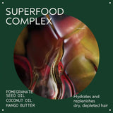 Aveda Nutriplenish Shampoo Deep Moisture | Rich Hydration for Medium to Thick Dry Hair | Organic Pomegranate Oil, Coconut Oil, Mango Butter | 93% Naturally Derived*