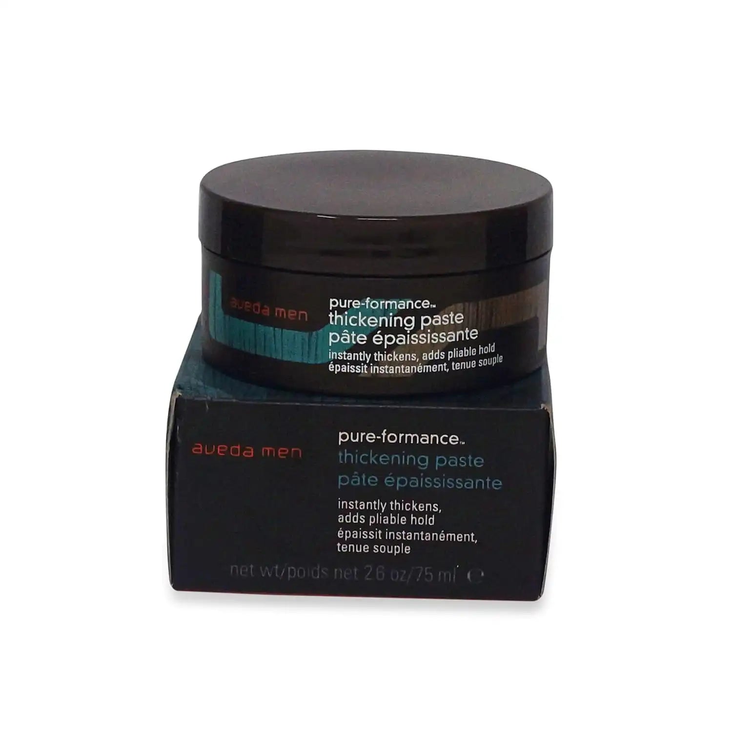 Aveda Men Pure-Formance Thickening Paste | Thickens Hair | Versatile Hold | Natural Finish Hair Styling Paste | With Amla |91% Naturally Derived*, 2.5 Fl Oz (Pack of 2)