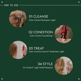 Aveda Color Control Leave-In Treatment Light | Protects Color for Up to 12 Weeks | Heat and UV Protectant | For Fine to Medium Hair | Silicone Free | 98% Naturally Derived*