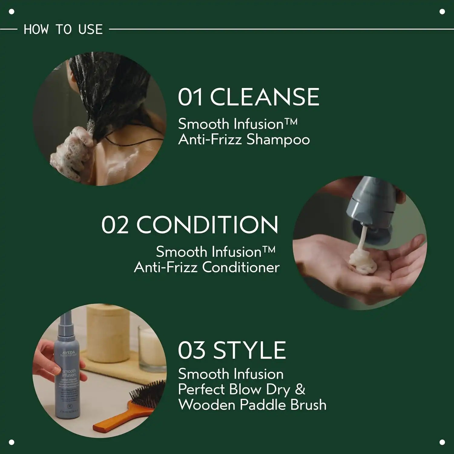 Aveda Smooth Infusion Perfect Blow Dry | Blowout Spray for Sleek, Straight Hair | 72 Hours of Anti-Frizz Protection | Silicone Free | 95% Naturally Derived*
