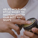 Aveda Men Pure-Formance Pomade | Strong Hold Hair Pomade | Non-Greasy Formula | Water-Based | Mold and Style Short to Medium-Length Hair, 2.5 Ounce