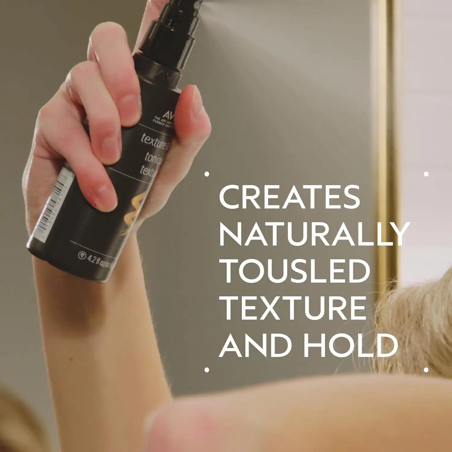 Aveda Texture Tonic | Sugar and Salt Beach Wave Spray | Adds Texture and Piecey Definition | Air Dry or Heat Style |for All Hair Types | 93% Naturally Derived*, 4.2 Fl Oz