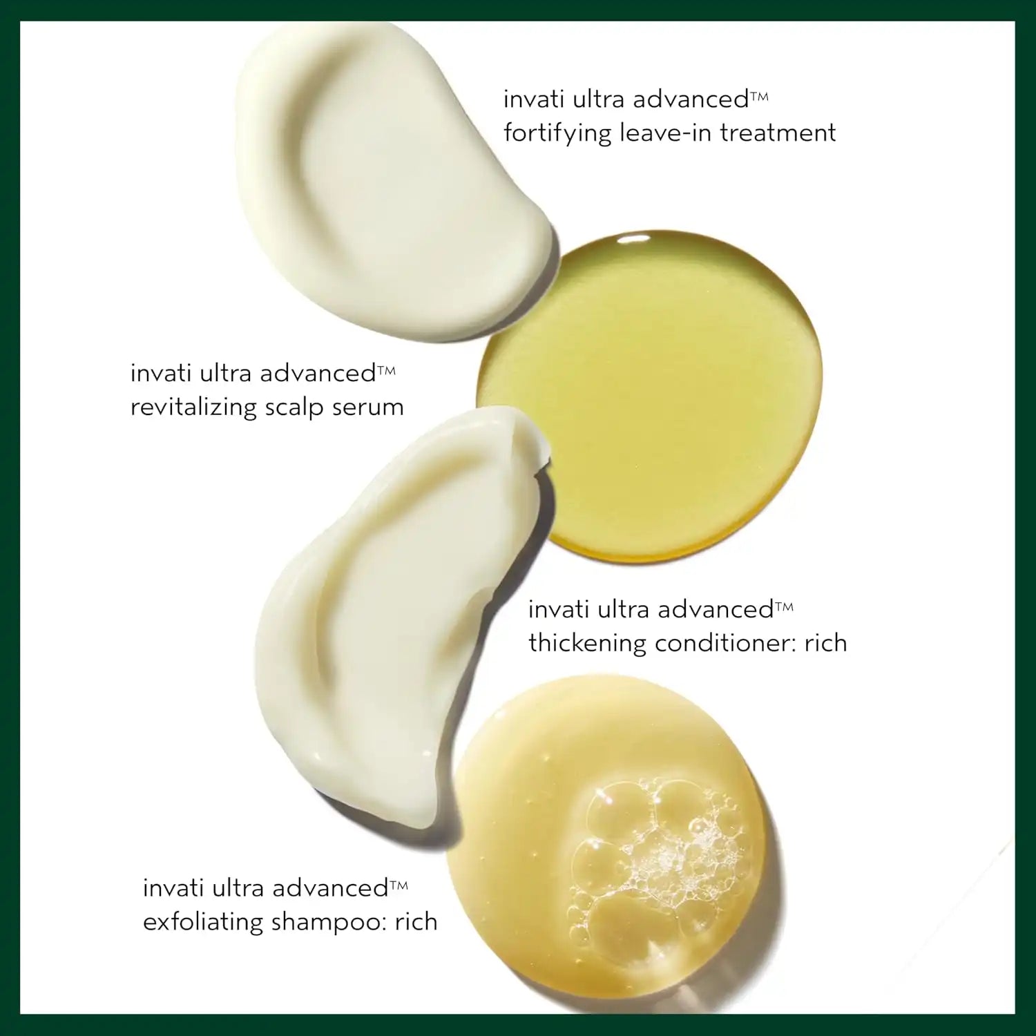 Aveda Invati Ultra Advanced Light & Rich 4-Step System | Exfoliating Shampoo, Thickening Conditioner, Revitalizing Scalp Serum, Fortifying Leave-In Treatment | Reduces Hair Loss by 77%*