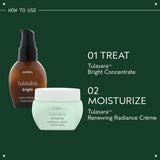 Aveda Tulasara Bright Concentrate | Brightening Serum with Licorice Root & Vitamin C | Visibly Evens Skin Tone Over time | 97% Naturally Derived*, 1 Fl Oz