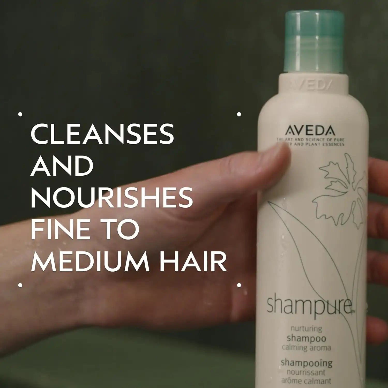 Aveda Shampure Nurturing Shampoo for Fine to Medium Hair | Gently Cleanses and Nourishes Hair | With Abyssinian Oil | Calming Aroma of Lavender & Ylang Ylang | 96% Naturally Derived*