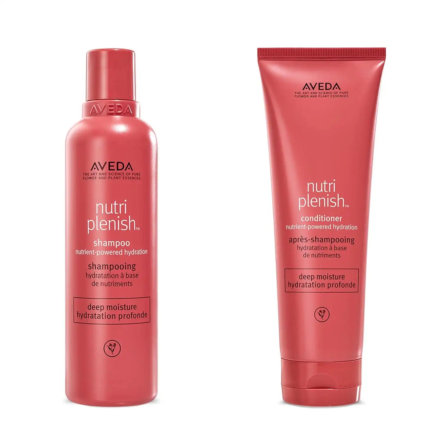 Aveda Nutriplenish Shampoo Deep Moisture | Rich Hydration for Medium to Thick Dry Hair | Organic Pomegranate Oil, Coconut Oil, Mango Butter | 93% Naturally Derived*
