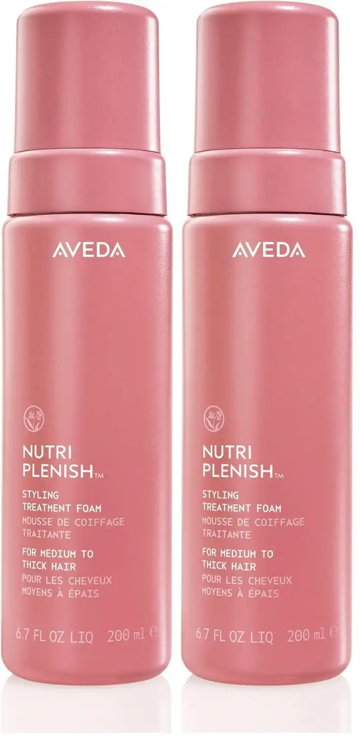 Aveda Nutriplenish Styling Treatment Foam 6.7 OZ (Pack of 2)