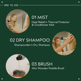 Aveda Shampowder Dry Shampoo Powder | Non-Aerosol Dry Shampoo | Absorbs Oil | Adds Volume and Texture | 99% Naturally Derived* | Iconic Shampure Aroma of Lavender and Ylang-Ylang, 2 Ounce
