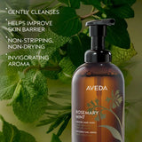 Aveda Rosemary Mint Foaming Hand Wash | Gentle Refillable Foaming Hand Cleanser With Signature Invigorating Aroma | With Plant Derived Glycerin | 98% Naturally Derived*
