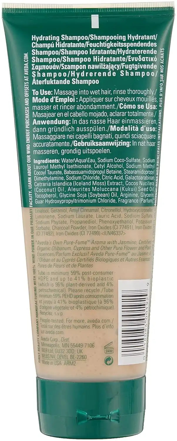 Aveda Sap Moss Weightless Hydration Shampoo | Gently Cleanses | Silicone Free | For Normal to Dry Hair | Earthy Aroma with Jasmine Olibanum Cypress |94% Naturally Derived*, 6.7 Fl Oz