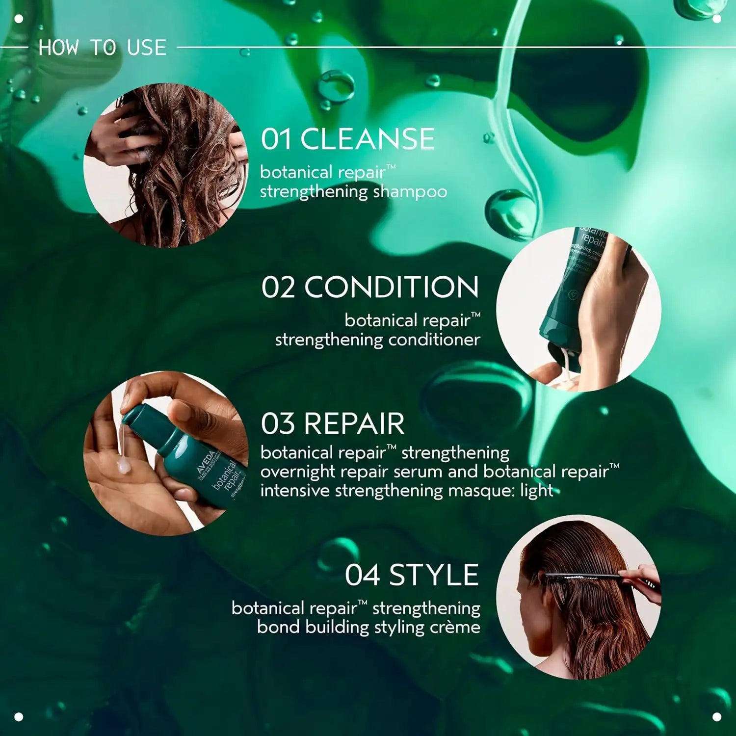 Aveda Botanical Repair Strengthening Shampoo | Strengthens and Repairs Damaged Hair | Bond-Building Shampoo | 94% Naturally Derived* | Silicone Free