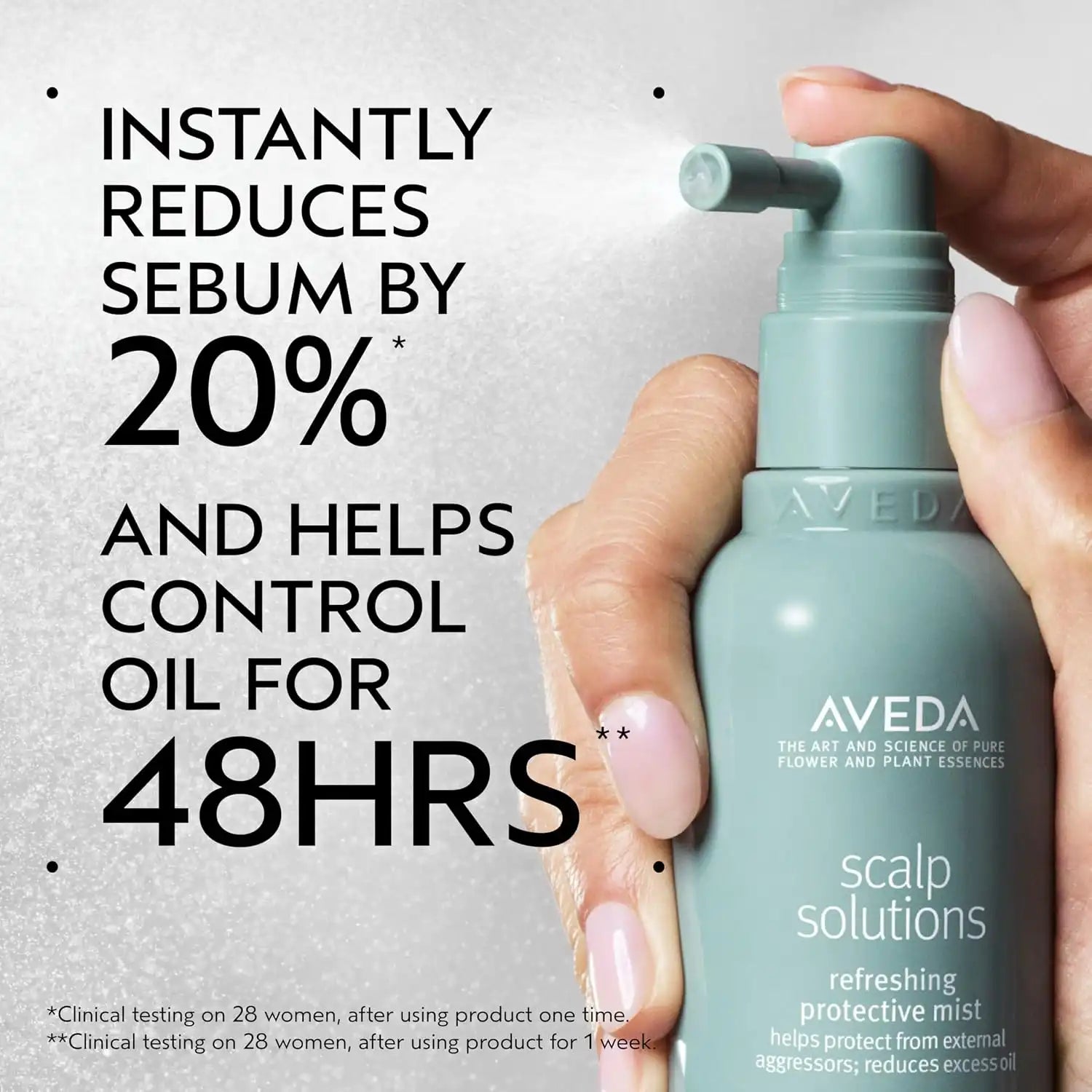 Aveda Scalp Solutions Refreshing Protective Mist | Reduces Sebum, Helps Control Oil | Helps Protect the Scalp | Great for Oily Scalp | 98% Naturally Derived*, 3.4 Fl Oz
